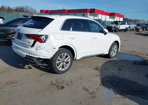 2025 Audi Q3 Premium 45 Tfsi S Line Quattro Tiptronic из США, поврежденный, VIN WA1EECF30S1100214